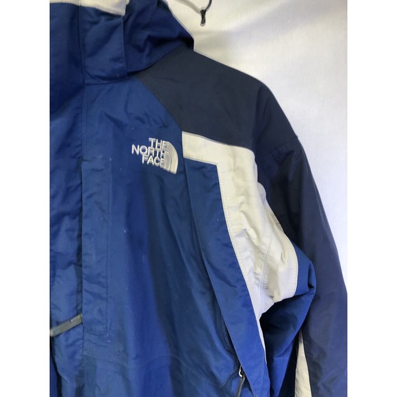North Face Y2K Vintage 3 In 1 Hyvent Ski Jacket Hoodie Sweater Vtg Blue Sz Large - Picture 5 of 16